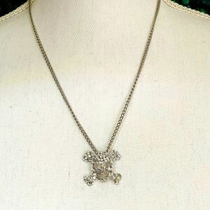 Skull Charm and Necklace